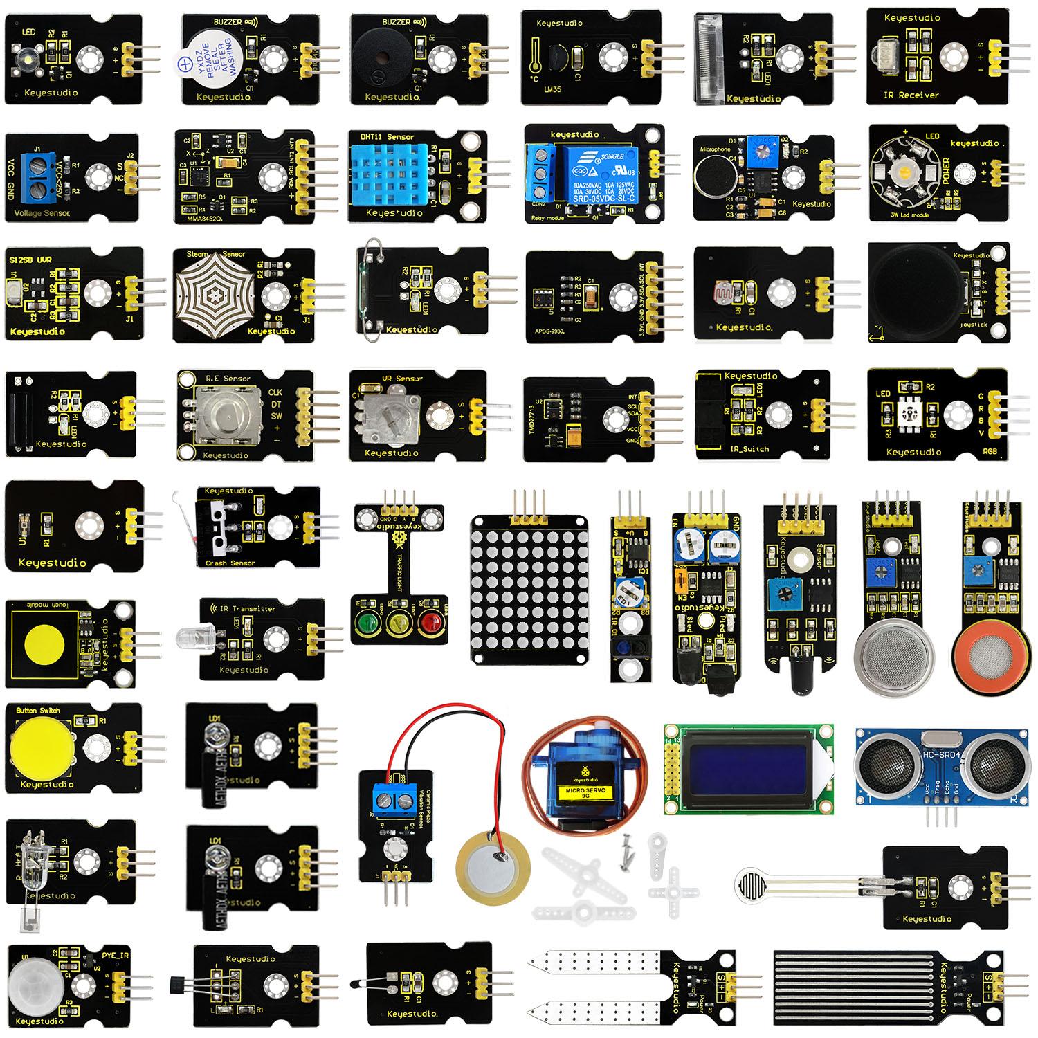 Keyestudio 48 in 1 Sensor Starter Kit for Arduino