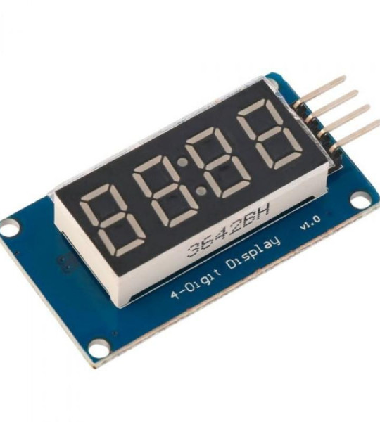 TM1637 4 Digits 7 Segment Led Display Module with Clock for Arduino