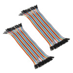 20cm Female to Female Solderless Jumper Breadboard Wires (10 wires)