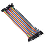 20cm Male TO Female Solderless Jumper Breadboard Wires (10 Wires)