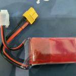 Red 7.4V 850mAh 2S 25C xt60 Plug Lipo Battery
